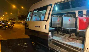 SJL: delincuentes asaltan combi y hieren a tres pasajeros