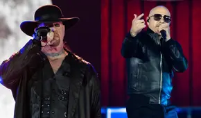 ¿Creías haberlo visto todo?: The Undertaker presentó a Pitbull en un concierto