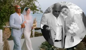 Meadow, la hija de Paul Walker, se casó y Vin Diesel la acompañó hacia el altar