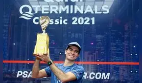 ¡Grítalo, campeón! Diego Elías ganó el Qatar Q-Terminals Classic 2021