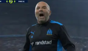 Jorge Sampaoli explotó contra el árbitro en el PSG vs. Marsella