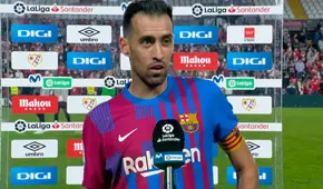 Busquets asume la culpa en derrota del Barcelona: “Me duermo y me roban la cartera”