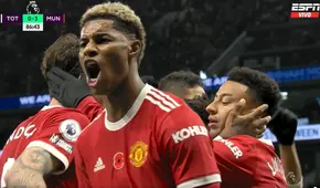 ¡Sentenció el partido! Rashford anotó el tercer gol para Manchester United