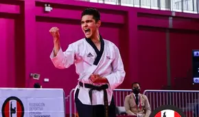 Hugo del Castillo ganó la medalla de bronce en torneo internacional de taekwondo
