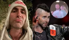 Adam Levine reaccionó así cuando una fan intentó abrazarlo 