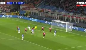 Milan vs. Porto: Luis Díaz abrió el marcador en San Siro con exquisita definición