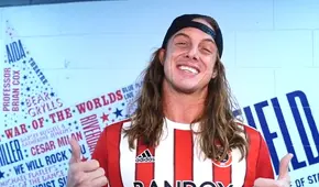 Matt Riddle envió mensaje de agradecimiento al Sheffield United Football Club
