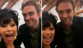 Cardi B se emociona al ver a Robert Pattinson: “Me siento como una adolescente”
