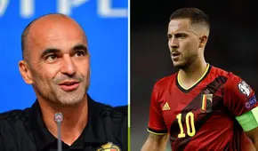 Roberto Martínez: “Estaría sorprendido si Eden Hazard pudiera jugar los 90 minutos”