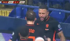 Países Bajos vs. Montenegro: Memphis Depay abre el marcador vía penal