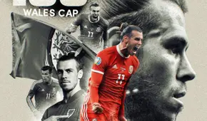 El mensaje de Gareth Bale tras llegar a los 100 partidos con Gales