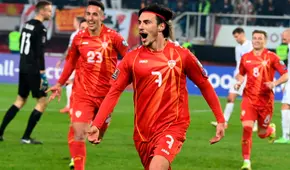 ¡La gran revelación! Macedonia del Norte jugará el repechaje para Qatar 2022 