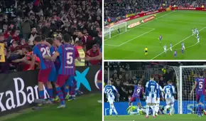 El primer gol de la era Xavi: Memphis Depay anotó de penal el 1-0 del FC Barcelona