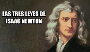 ¿Qué dice la primera, segunda y tercera ley de Newton?