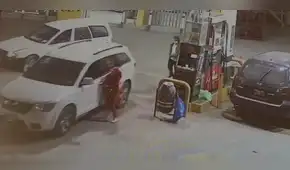 Sujeto agrede a trabajadora de grifo y se da a la fuga en San Martín de Porres