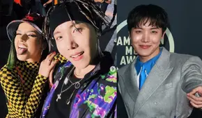 AMAs 2021: el abrazo de J-Hope y Becky G en los American Music Awards