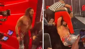 WWE RAW: fanático agrede a Seth Rollins tras un segmento con Finn Bálor