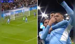 ¡Le dieron vuelta! Los citizens se ponen arriba con un golazo de Gabriel Jesús sobre PSG