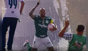 ¡Se volvió loco! Felipe Melo celebró con sus aficionados el bicampeonato de la Copa Libertadores