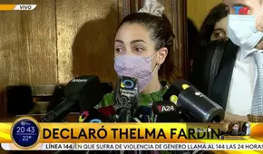 Thelma Fardin tras declarar en juicio contra Juan Darthés: “Estoy agotada, pero orgullosa”