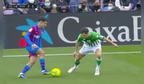 ¡Emuló al ídolo! La huacha de Coutinho que hizo recordar a Ronaldinho en el Camp Nou