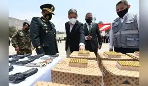 Mininter anuncia campaña para reducir circulación ilegal de armas de fuego