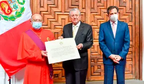 Cancillería condecoró al cardenal Pedro Barreto con la Orden El Sol del Perú