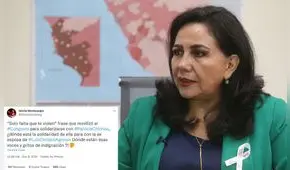 Exministra de la mujer, Gloria Montenegro, critica blindaje de congresistas a Luis Cordero