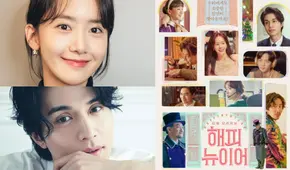 Lee Dong Wook, Yoona y más actores posan en póster de la nueva película Happy new year