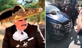 Vicente Fernández: reportero se confunde y persigue a la carroza funeraria equivocada