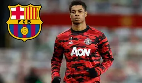 FC Barcelona tendría a Marcus Rashford como nueva opción para reforzar su delantera