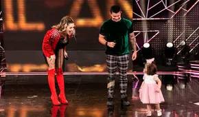 Mario Hart y su hija Lara sorprenden a Korina Rivadeneira en El artista del año