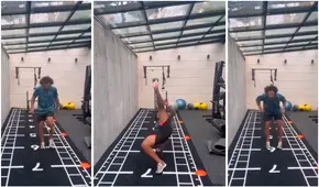 Real Madrid: Marcelo se divierte haciendo dominaditas y hasta una chalaca con una pelota de tenis