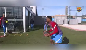 ¿Pudo ser estrella de la NBA?: Ansu Fati mostró su destreza jugando al básquet  