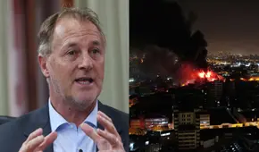 Incendio en Mesa Redonda: Jorge Muñoz brindó conferencia sobre siniestro en galería Plaza Central