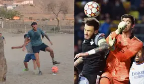 Le ganó al Real Madrid y ahora se relaja con una ‘pichanga’: Dulanto jugó con sus amigos de barrio