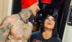 Kourtney Kardashian comparte tiernas fotos junto con Travis Barker y su familia