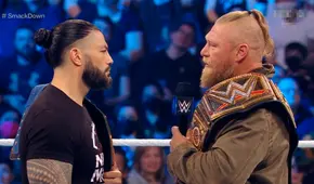WWE SmackDown: Brock Lesnar y Roman Reigns tuvieron un candente careo