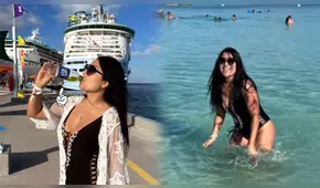 Tula Rodríguez e hija disfrutan de vacaciones en crucero con Víctor Hugo Dávila y su familia