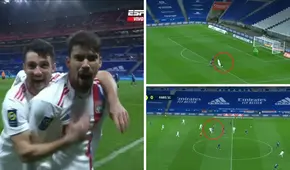 Un derechazo inatajable: Lucas Paquetá anotó el 1-0 del Lyon ante el PSG