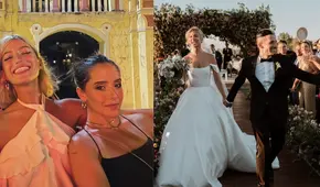 Evaluna impresionó con su vestido durante la boda de su hermano Ricky Montaner   