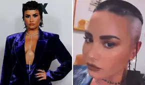 Demi Lovato muestra impresionante tatuaje en la cabeza tras salir de rehabilitación
