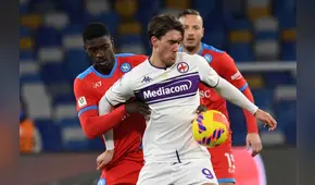 Agónica victoria: Fiorentina derrotó 5-2 a Napoli y pasó a cuartos de final de la Copa Italia 