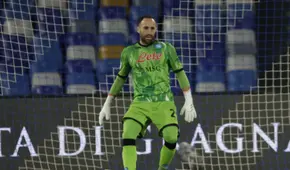 David Ospina salió con molestias durante el Napoli vs. Fiorentina y es duda ante la Bicolor