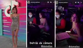 TikTok Awards: Domelipa luce hermoso vestido, pero un detalle casi la pone en aprietos