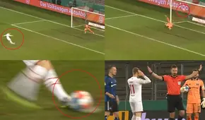 ¡Insólito! Kainz pateó el penal con ambos pies, se lo anularon y su equipo quedó eliminado