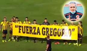 “Fuerza, Gregorio”: Peñarol expresa su apoyo a DT de la ‘U’ previo a duelo contra Ñublense