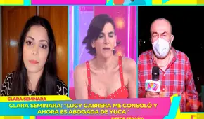 Clara Seminara furiosa con Lucy Cabrera por apoyar a ‘Yuca’: “Dijo que sería mi abogada”