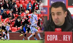 Xavi tras caer ante Athletic Bilbao: “Hay que ser honestos. Han sido mejores que nosotros”