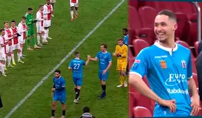 ¡Para emocionarse! Le hicieron un pasillo de honor a jugador que lucha contra el cáncer